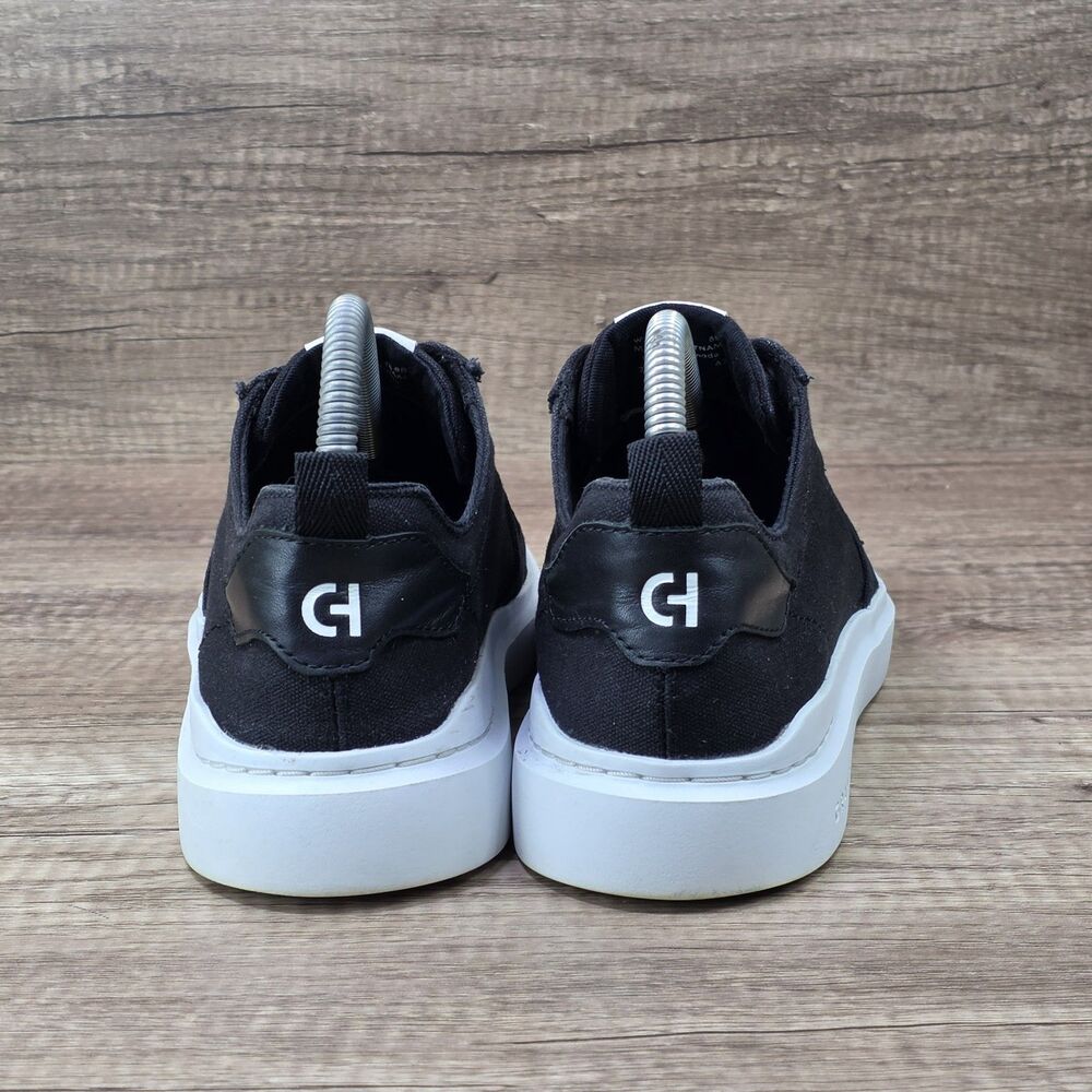 Cole Haan Grandpro Rally Canvas Court Women's Size 8B Black Lace Up Shoes W23234 - Picture 4 of 10